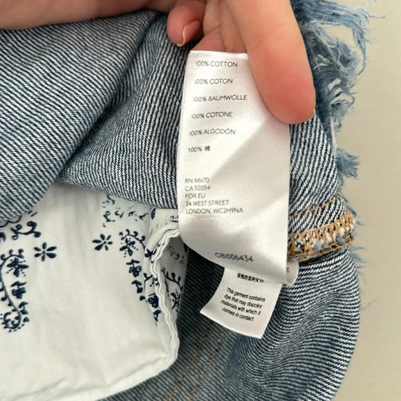 Free People Bailey Denim Skirt - Size 26 - Picture 4 of 5